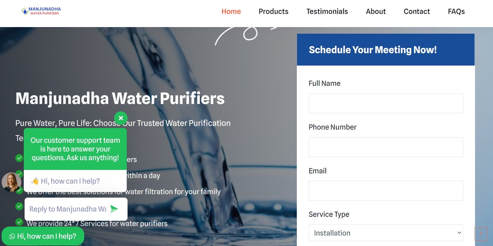 manjunadha water purifiers